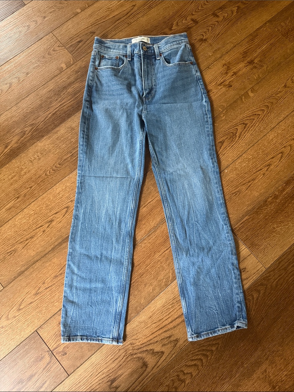 Abercrombie & Fitch Light Blue Straight Leg Jeans